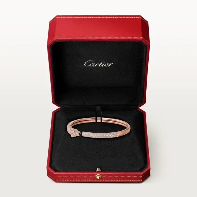 Panthere De Cartier Bracelet, Small Model, Paved