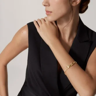 Panthere De Cartier Bracelet – Yellow Gold, Lacquer, Diamond, Tsavorite Garnet, Onyx – Cartier