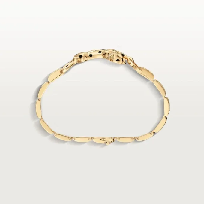 Panthere De Cartier Bracelet – Yellow Gold, Lacquer, Diamond, Tsavorite Garnet, Onyx – Cartier Panthere De Cartier Bracelet – Yellow Gold, Lacquer, Diamond, Tsavorite Garnet, Onyx – Cartier