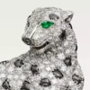 Panthere De Cartier Brooch – White Gold, Emeralds, Onyx, Diamonds – Cartier Panthere De Cartier Brooch – White Gold, Emeralds, Onyx, Diamonds – Cartier
