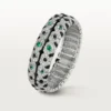 Panthere De Cartier Cuff, Emerald, Paved