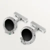 Panthere De Cartier Cufflinks – Rhodiumized White Gold, Diamonds, Emeralds, Onyx – Cartier Panthere De Cartier Cufflinks – Rhodiumized White Gold, Diamonds, Emeralds, Onyx – Cartier
