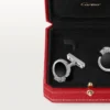 Panthere De Cartier Cufflinks – Rhodiumized White Gold, Diamonds, Emeralds, Onyx – Cartier Panthere De Cartier Cufflinks – Rhodiumized White Gold, Diamonds, Emeralds, Onyx – Cartier