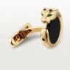 Panthere De Cartier Cufflinks – Yellow Gold, Onyx, Tsavorites and Black Lacquer – Cartier Panthere De Cartier Cufflinks – Yellow Gold, Onyx, Tsavorites and Black Lacquer – Cartier