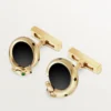 Panthere De Cartier Cufflinks – Yellow Gold, Onyx, Tsavorites and Black Lacquer – Cartier Panthere De Cartier Cufflinks – Yellow Gold, Onyx, Tsavorites and Black Lacquer – Cartier