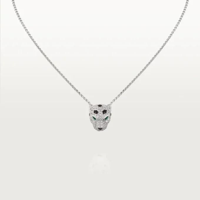 Panthere De Cartier Diamond Necklace, White Gold | Cartier Us Panthere De Cartier Diamond Necklace, White Gold | Cartier Us