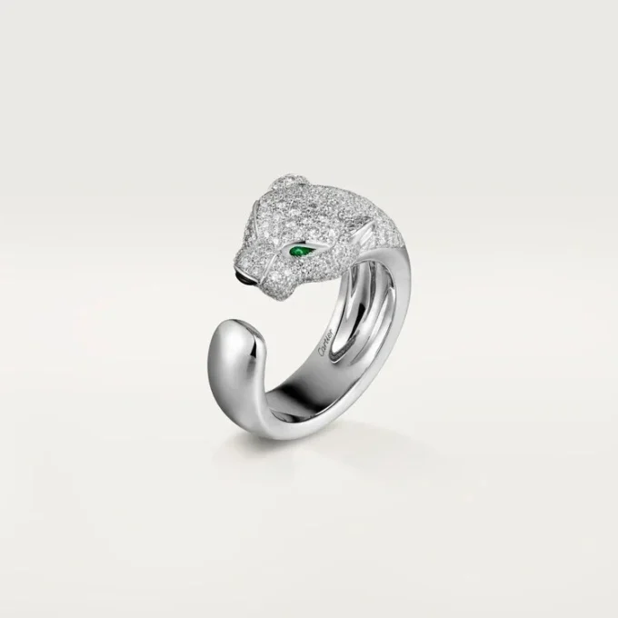 Panthere De Cartier Diamond Ring, White Gold | Cartier Us Panthere De Cartier Diamond Ring, White Gold | Cartier Us