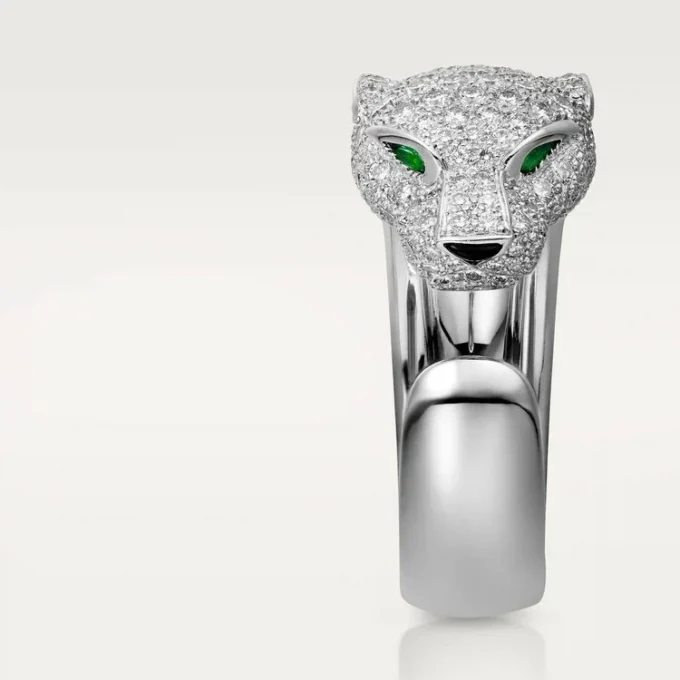 Panthere De Cartier Diamond Ring, White Gold | Cartier Us Panthere De Cartier Diamond Ring, White Gold | Cartier Us