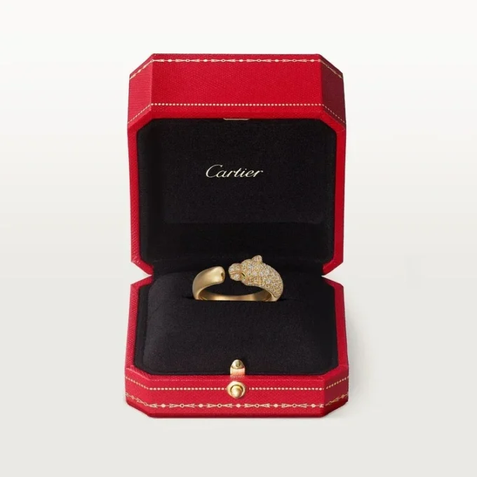 Panthere De Cartier Diamond Ring, Yellow Gold | Cartier Us Panthere De Cartier Diamond Ring, Yellow Gold | Cartier Us