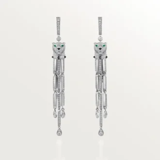 Panthere De Cartier Earrings, Paved