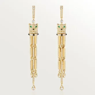 Panthere De Cartier Earrings, Paved