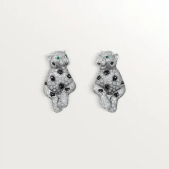 Panthere De Cartier Earrings, Paved