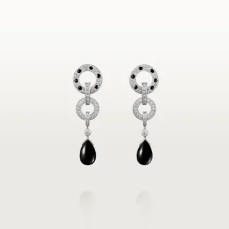 Panthere De Cartier Earrings, Paved