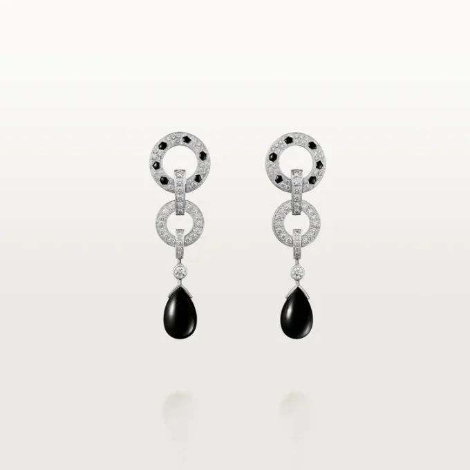 Panthere De Cartier Earrings, Paved