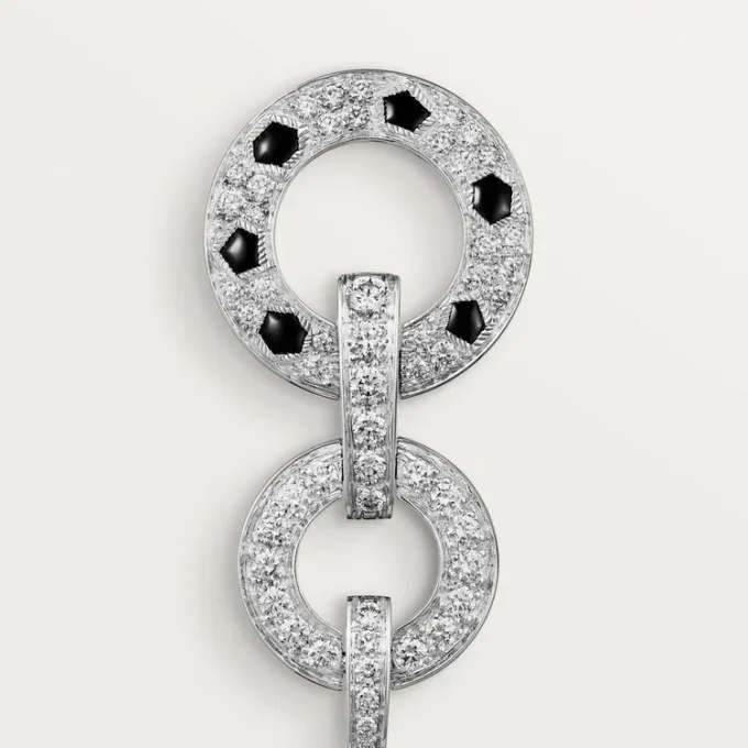 Panthere De Cartier Earrings, Paved