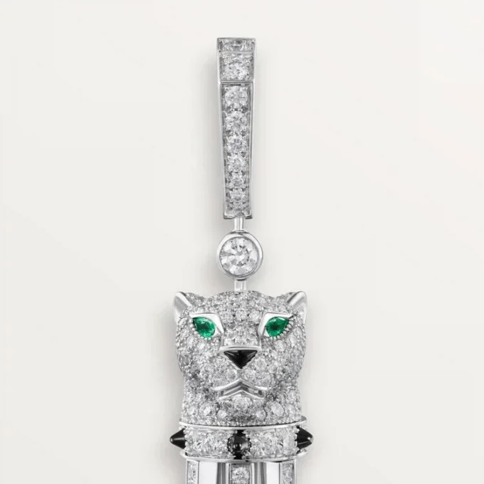Panthere De Cartier Earrings, Paved