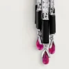 Panthere De Cartier Earrings, Ruby, Large Model, Paved