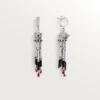 Panthere De Cartier Earrings, Ruby, Large Model, Paved