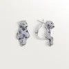 Panthere De Cartier Earrings, Sapphires, Paved