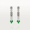 Panthere De Cartier Earrings – White Gold, Emeralds, Onyx, Diamonds – Cartier
