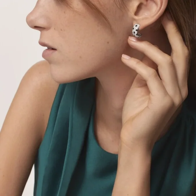 Panthere De Cartier Earrings – White Gold, Onyx, Diamonds – Cartier