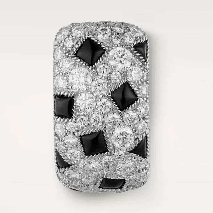 Panthere De Cartier Earrings – White Gold, Onyx, Diamonds – Cartier