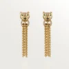 Panthere De Cartier Earrings – Yellow Gold, Diamonds, Tsavorite Garnets, Onyx – Cartier