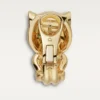 Panthere De Cartier Earrings – Yellow Gold, Lacquer, Diamonds, Tsavorite Garnets, Onyx – Cartier