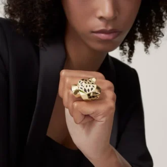 Panthere De Cartier Large Ring, Yellow Gold | Cartier Us