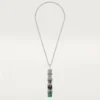 Panthere De Cartier Long Necklace, Emerald, Multi-Wear, Large Model, Paved Panthere De Cartier Long Necklace, Emerald, Multi-Wear, Large Model, Paved