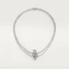Panthere De Cartier Necklace, Multi-Wear, Paved Panthere De Cartier Necklace, Multi-Wear, Paved