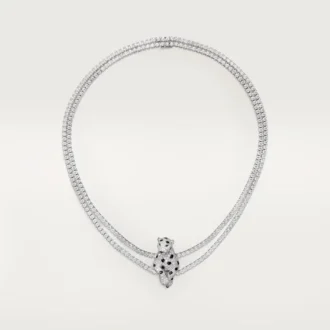 Panthere De Cartier Necklace, Multi-Wear, Paved