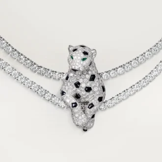 Panthere De Cartier Necklace, Multi-Wear, Paved