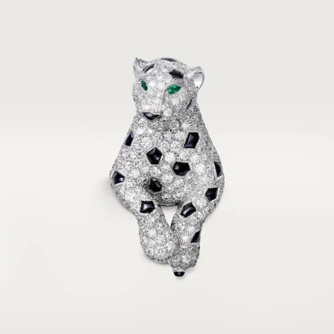 Panthere De Cartier Necklace, Multi-Wear, Paved Panthere De Cartier Necklace, Multi-Wear, Paved