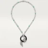Panthere De Cartier Necklace, Paved Panthere De Cartier Necklace, Paved