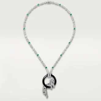 Panthere De Cartier Necklace, Paved