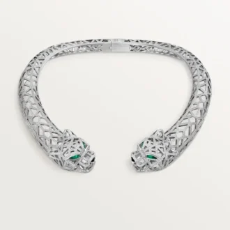 Panthere De Cartier Necklace, Paved