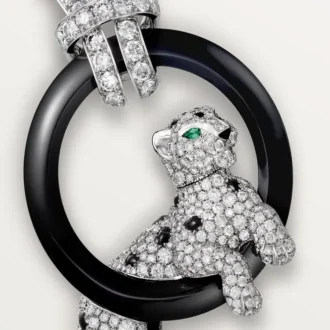 Panthere De Cartier Necklace, Paved