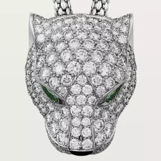 Panthere De Cartier Necklace, Paved