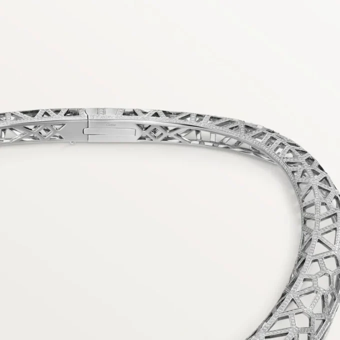 Panthere De Cartier Necklace, Paved Panthere De Cartier Necklace, Paved