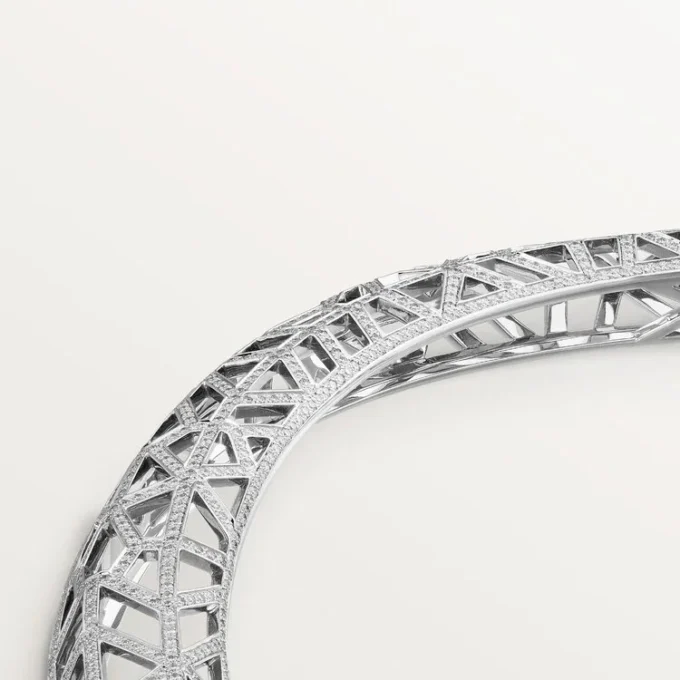 Panthere De Cartier Necklace, Paved Panthere De Cartier Necklace, Paved