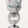 Panthere De Cartier Necklace – White Gold, Black Lacquer, Emeralds, Onyx, Diamonds – Cartier Panthere De Cartier Necklace – White Gold, Black Lacquer, Emeralds, Onyx, Diamonds – Cartier