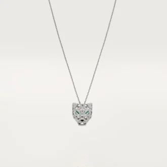 Panthere De Cartier Necklace – White Gold, Emeralds, Diamonds, Onyx – Cartier