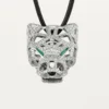 Panthere De Cartier Necklace – White Gold, Emeralds, Diamonds, Onyx – Cartier Panthere De Cartier Necklace – White Gold, Emeralds, Diamonds, Onyx – Cartier