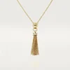Panthere De Cartier Necklace – Yellow Gold, Black Lacquer, Tsavorite Garnets, Onyx, Diamonds – Cartier Panthere De Cartier Necklace – Yellow Gold, Black Lacquer, Tsavorite Garnets, Onyx, Diamonds – Cartier