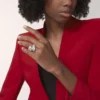 Panthere De Cartier Ring, Articulated, Paved Panthere De Cartier Ring, Articulated, Paved