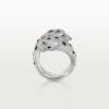 Panthere De Cartier Ring, Articulated, Paved Panthere De Cartier Ring, Articulated, Paved