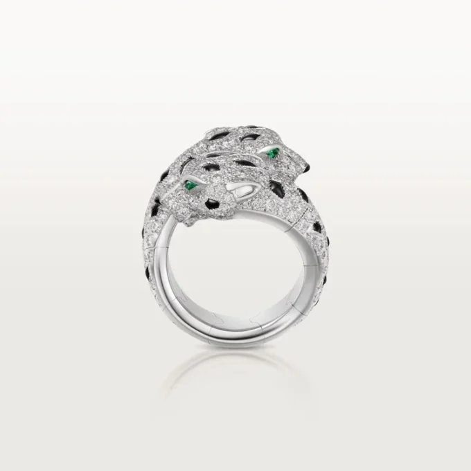 Panthere De Cartier Ring, Articulated, Paved Panthere De Cartier Ring, Articulated, Paved