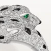 Panthere De Cartier Ring, Articulated, Paved Panthere De Cartier Ring, Articulated, Paved