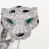 Panthere De Cartier Ring, Articulated, Paved Panthere De Cartier Ring, Articulated, Paved